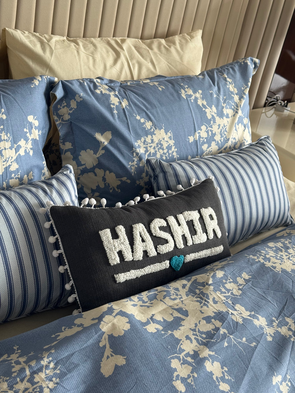 PERSONALISED PUNCH NEEDLE CUSHION