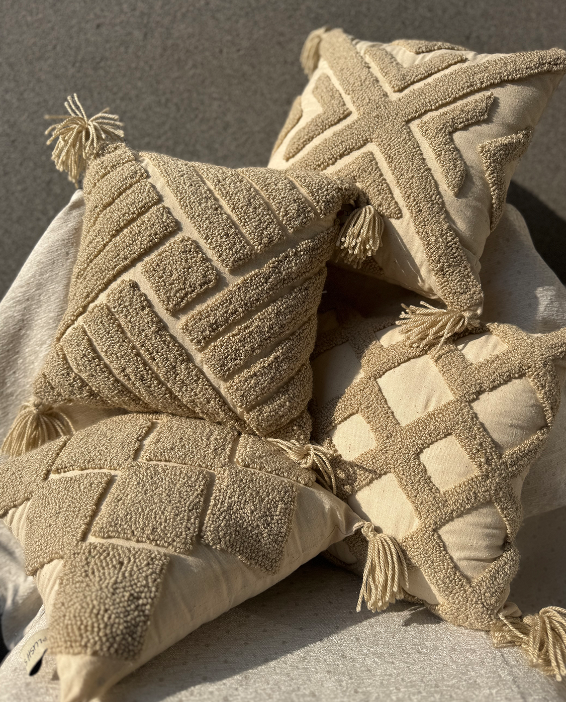 MODERN BOHO MINIMILIST PLUSH CUSHIONS (Set of 4)