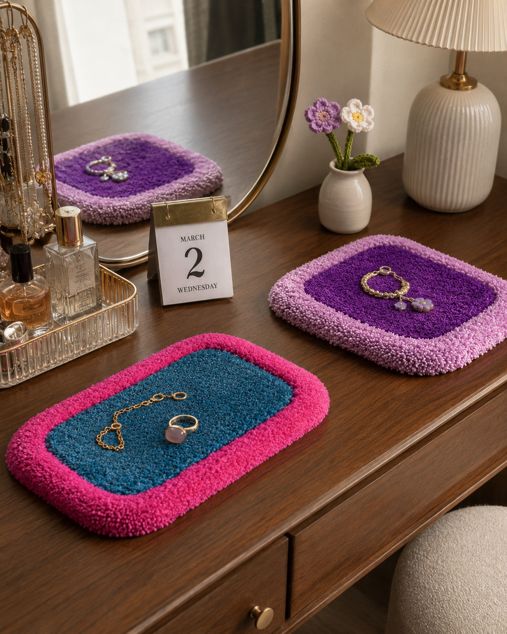 TUFTED TRAYS