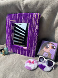 TEXTURED CUSTOM TUFTED MIRROR